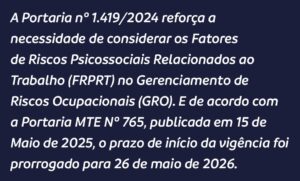 Gestão da saúde mental do trabalhador passa a ser obrigatória neste mês