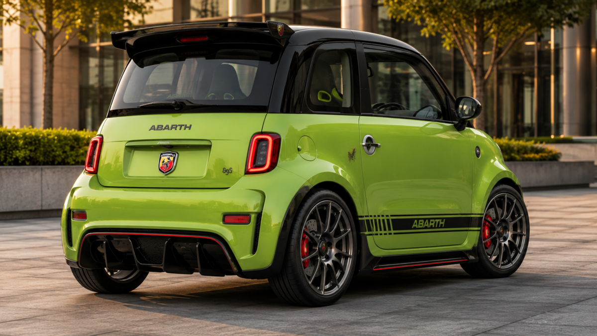 Abarth pode transformar o minĂşsculo Topolino da Fiat em um hot rod de 25 MPH